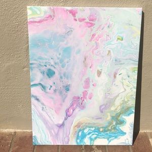 Original acrylic pour painting